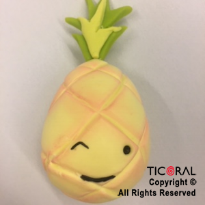 ADORNO FRUTA ANANA A. PORCELANA FRIA x 1